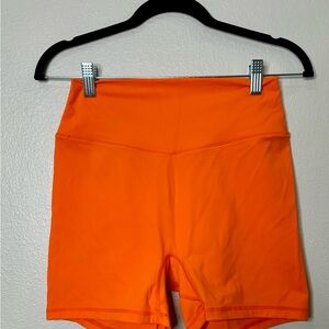 BuffBunny Bright Orange Bike Shorts